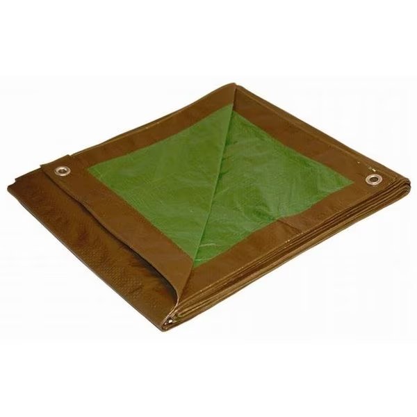 8 ft X 16 ft Tarp, Brown/Green, Patioplus, Mfr#: PA4821